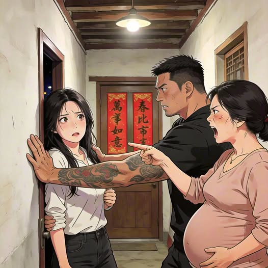 Bà Bầu Gõ Cửa Trong Đêm Giao Thừa