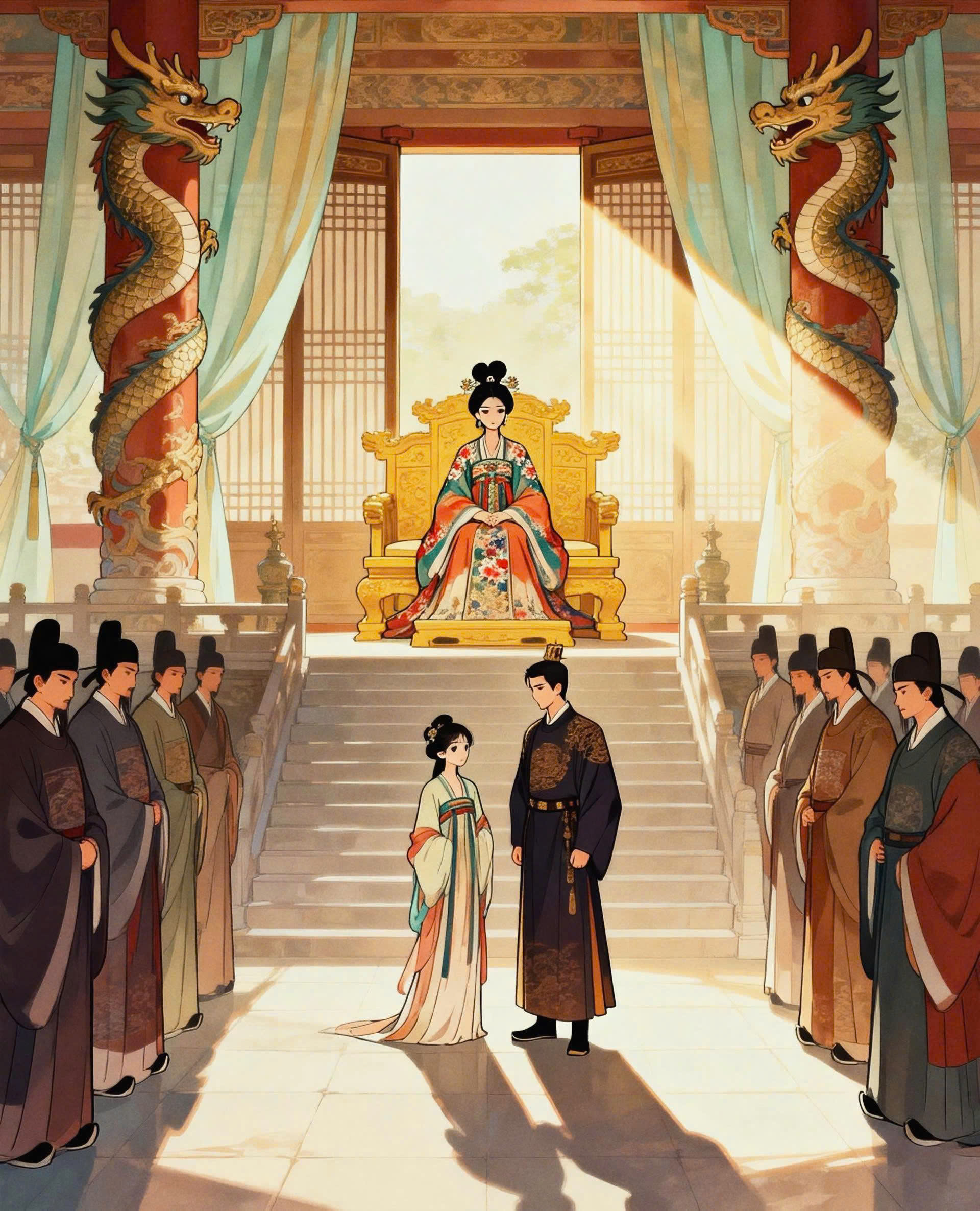 BẠCH LIÊN HOA VÀO CUNG