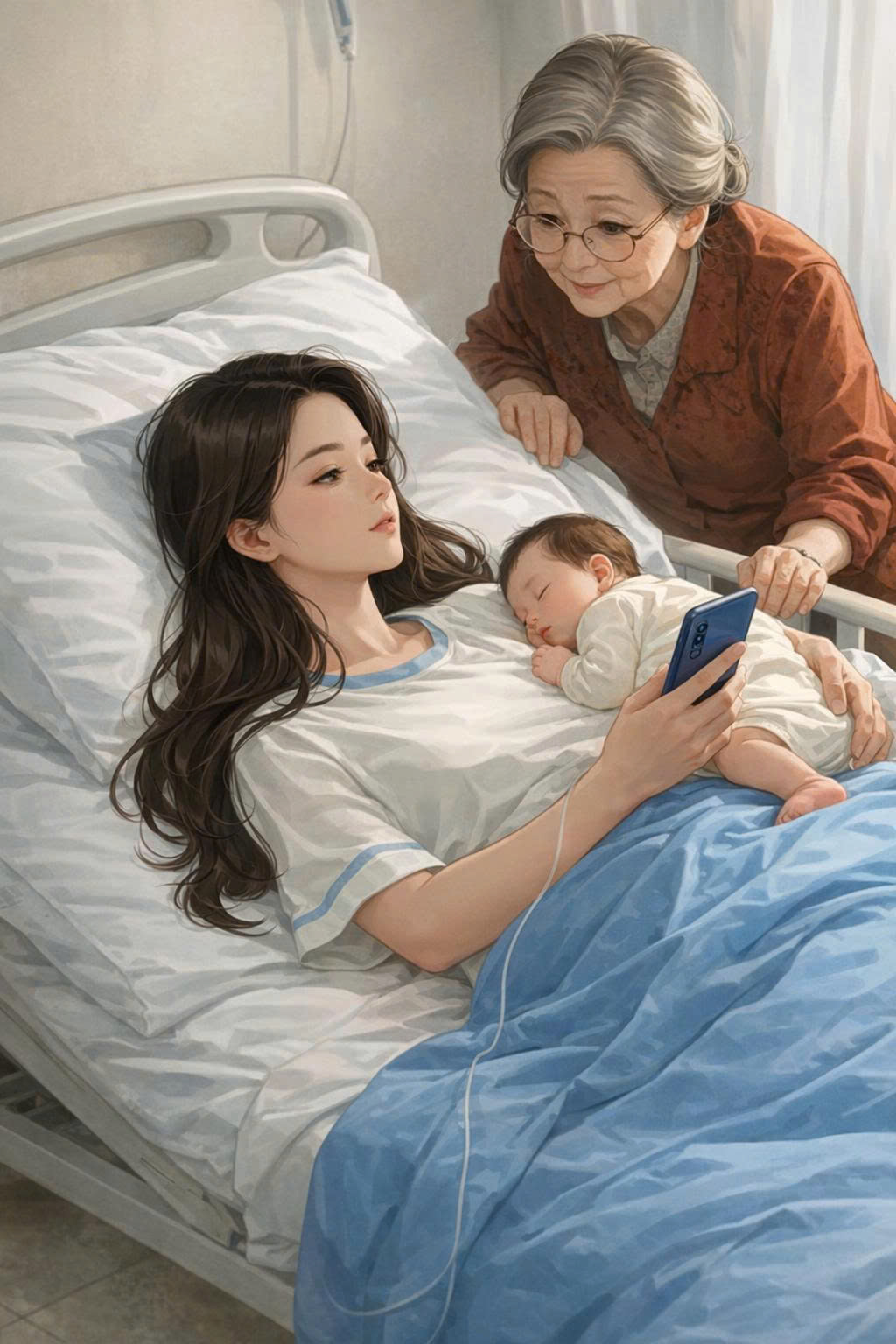 Vừa Sinh Xong, Tôi Tiễn Luôn Chồng Về Bên Tiểu Tam